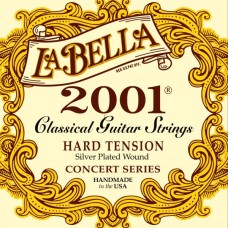 2001H Hard 2001 Hard Комплект струн для классической гитары, сильное натяжение, посеребр., La Bella