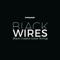 BW1076-8 Black Wires Комплект струн для 8-струнной электрогитары, никелированные, 10-76, Pyramid