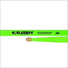 7KLHBGN5A 5A Барабанные палочки, граб, флуоресцентные ярко-зеленые, Kaledin Drumsticks