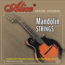 AM04 Комплект струн для мандолины, латунь, петля 10-34, Alice